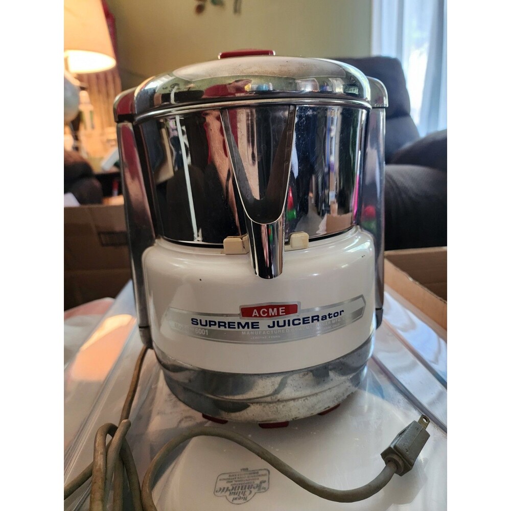 Acme Supreme JUICERator Model 6001 Clean & Working Complete EUC